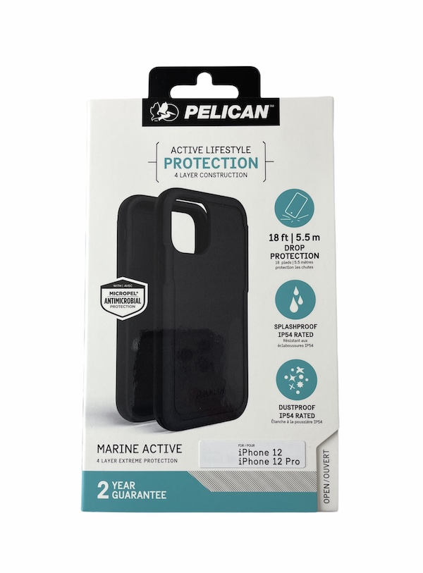 [UR4-2] Pelican Marine Active 5.5m Drop Protection | iPhone 12 Pro Max (6.7) - Black