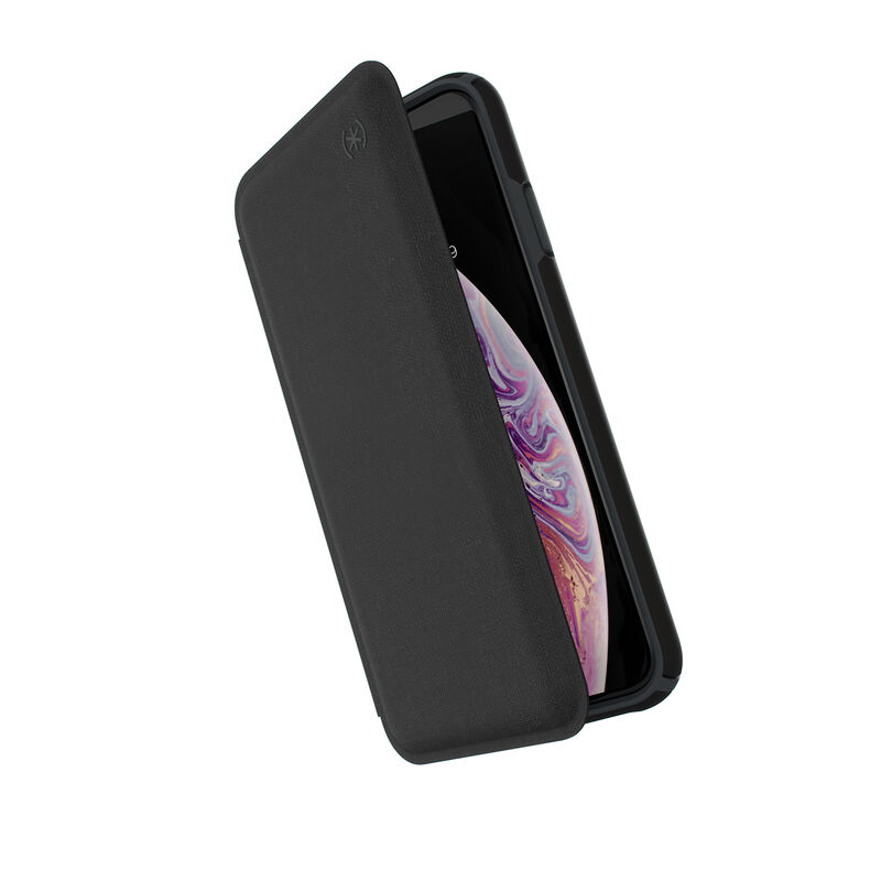 [BW-203] Speck Products Presidio Folio iPhone XS Max - Heathered Black/Grey