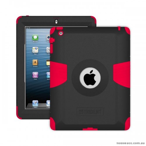 US Trident Kraken AMS Military Grade | iPad 2/3/4 - Red