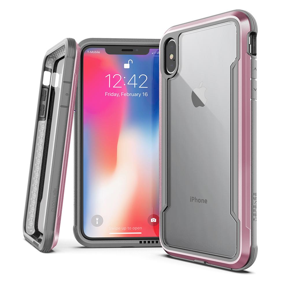 X-doria Defense Drop Shield+ (6M) | iPhone XS Max - Rose Gold