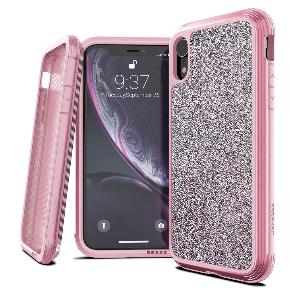 X-doria Lux Glitter | iPhone XR - Rose Gold