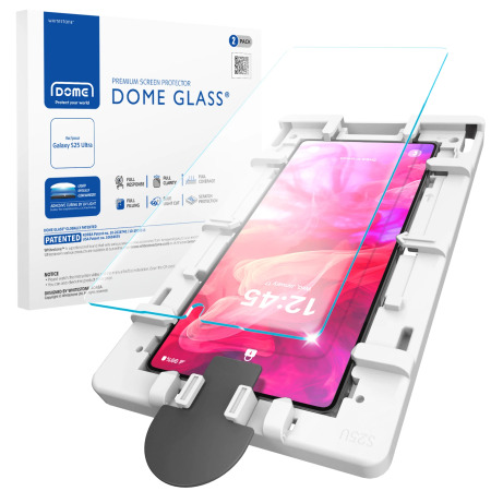 Korean Whitestone UV Dome Glass | Samsung S24 Ultra – Ultrasonic FingerPrint [2PACK GLASS]