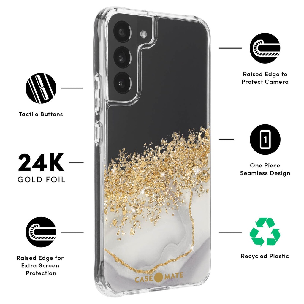 Case-Mate Karat Marble Case | Samsung S22 Plus