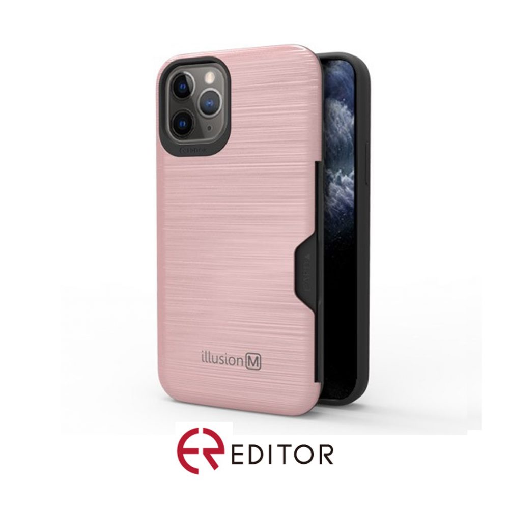 Editor Illusion w/ Card Slot | iPhone 11 Pro – Rose Gold